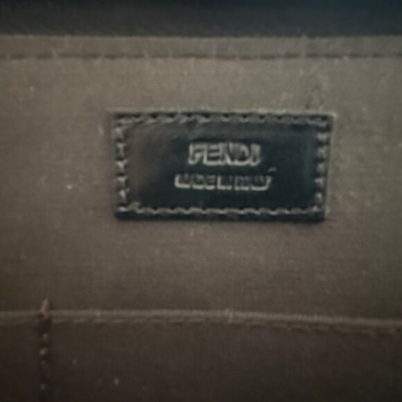 FENDI PEQUIN STRIPE CANVAS PORTFOLIO * NEVER USED! - Picture 11 of 11